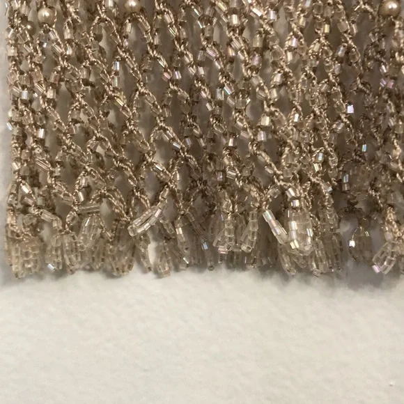 Sparkling GANTOS Vintage Beaded Vest Top Large - Picture 5 of 10